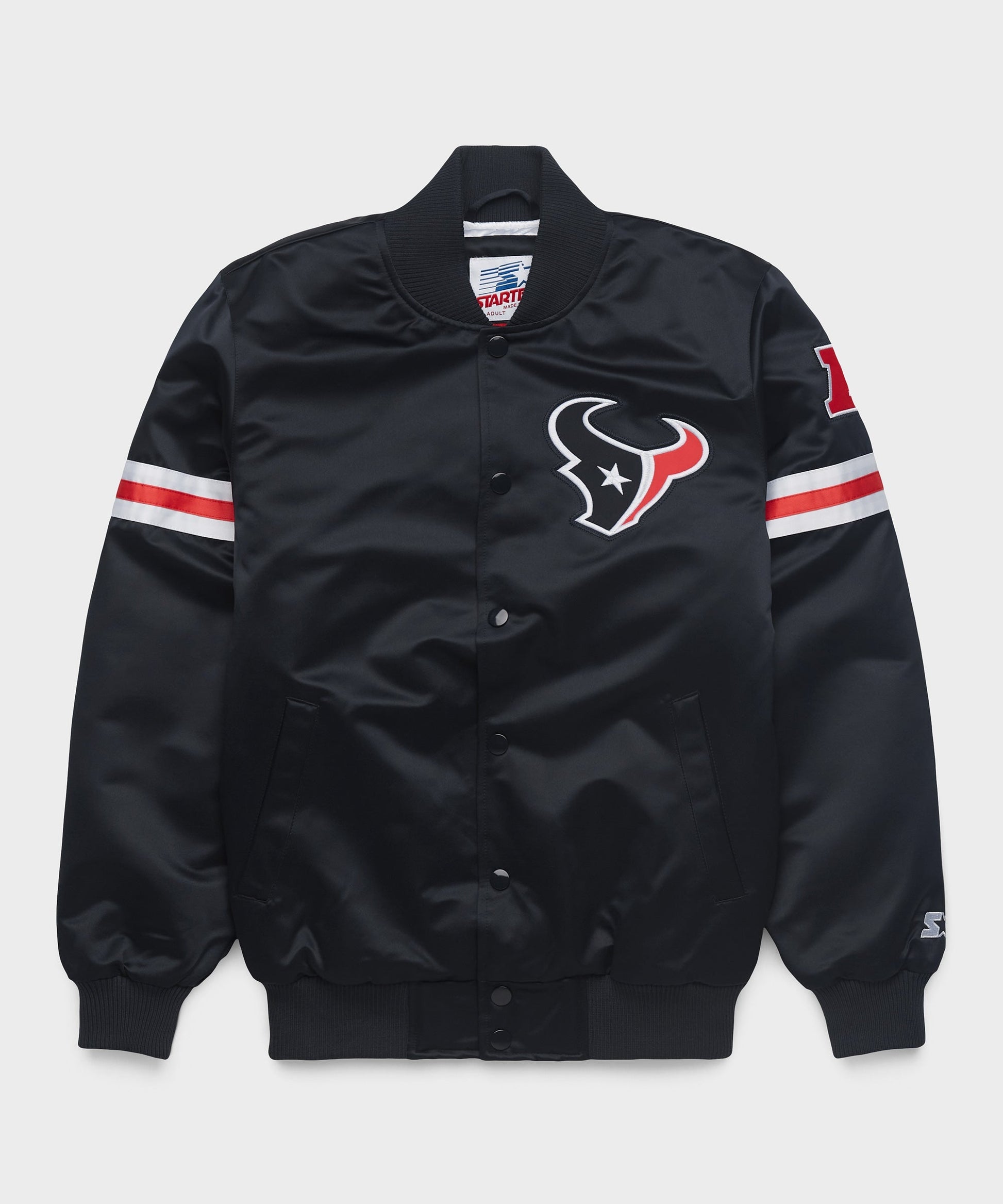 HOMAGE X Starter Texans Heavyweight Satin Jacket