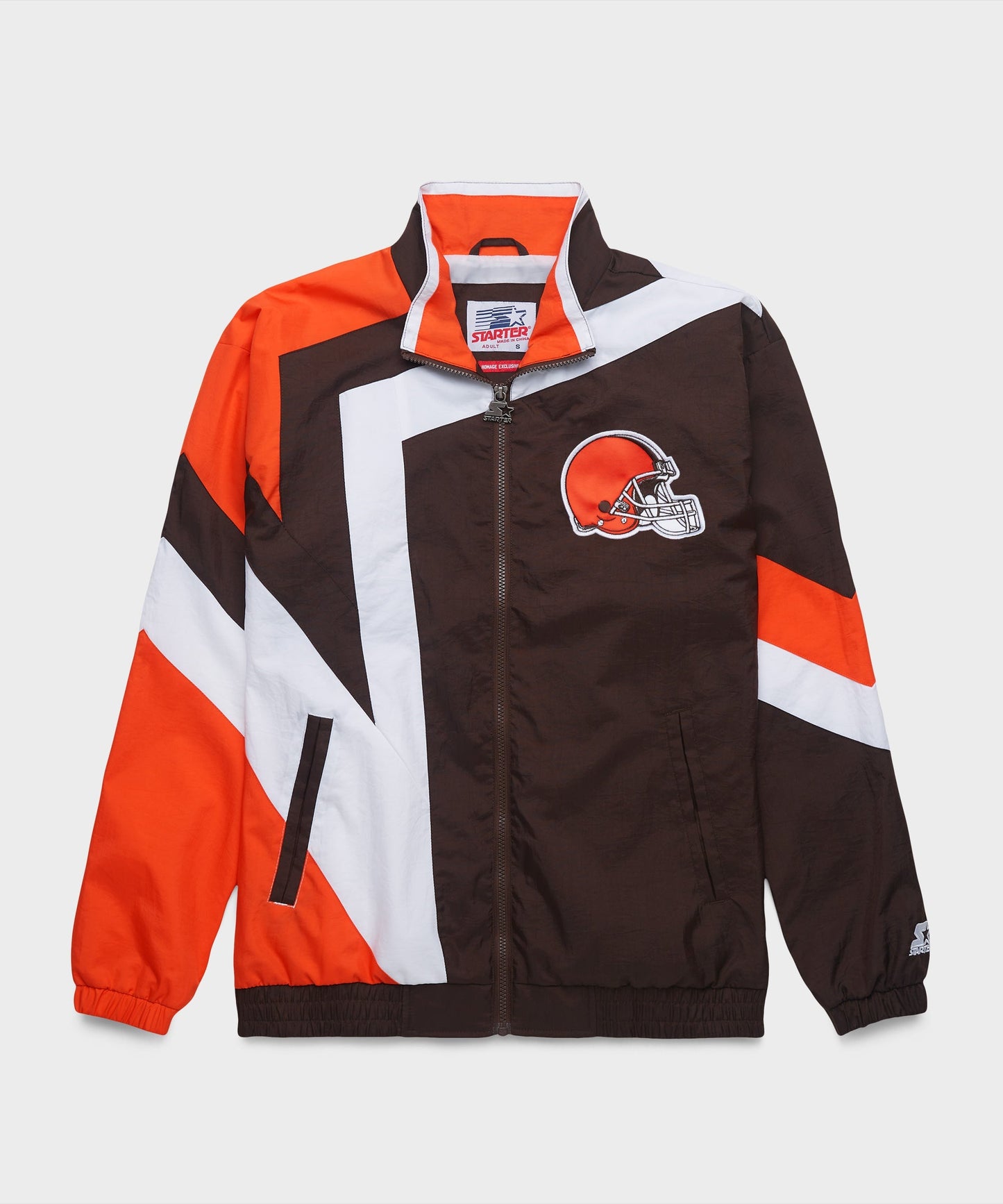 HOMAGE x Starter Browns Windbreaker