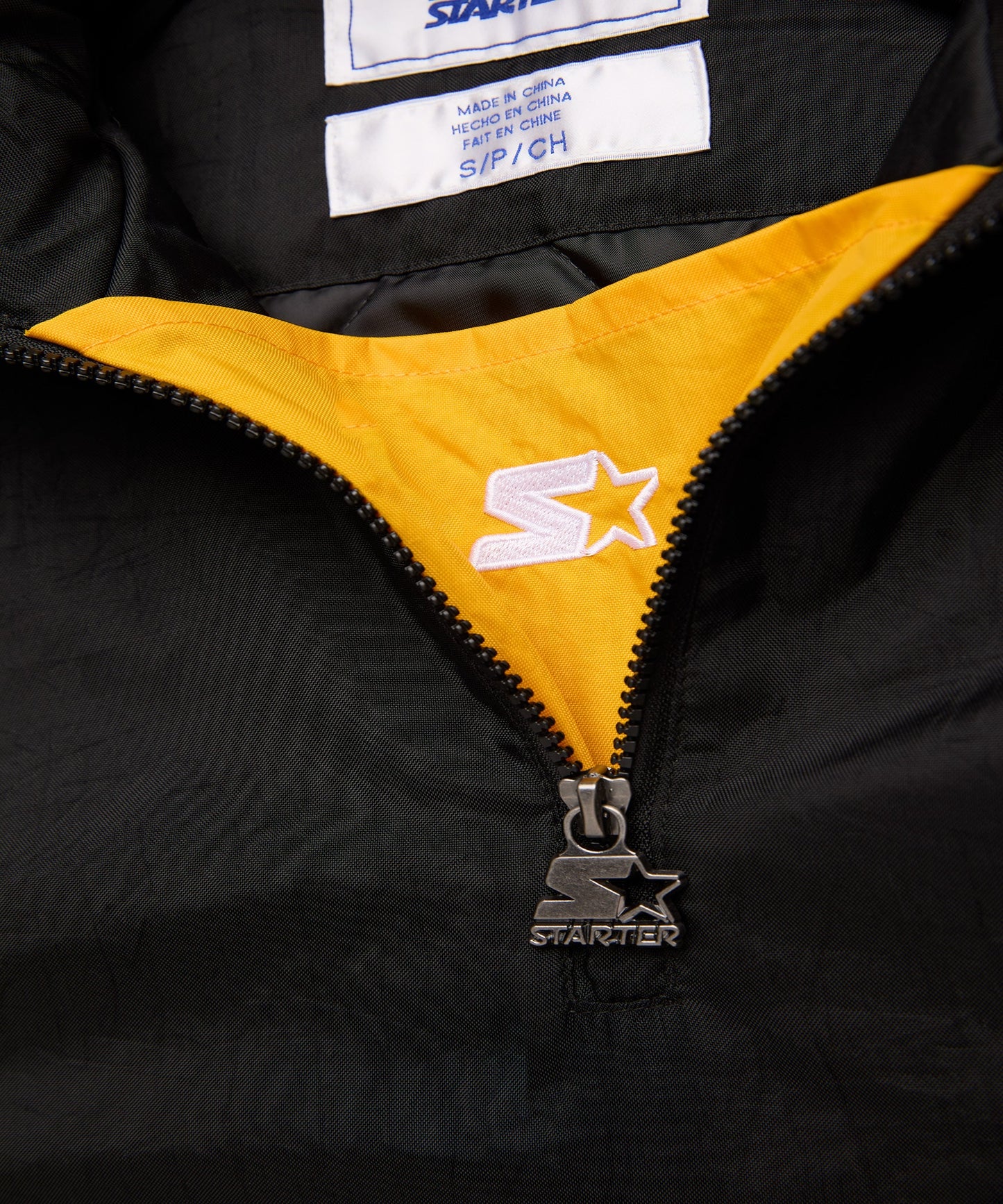 HOMAGE x Starter Steelers Blackout Breakaway Pullover Jacket