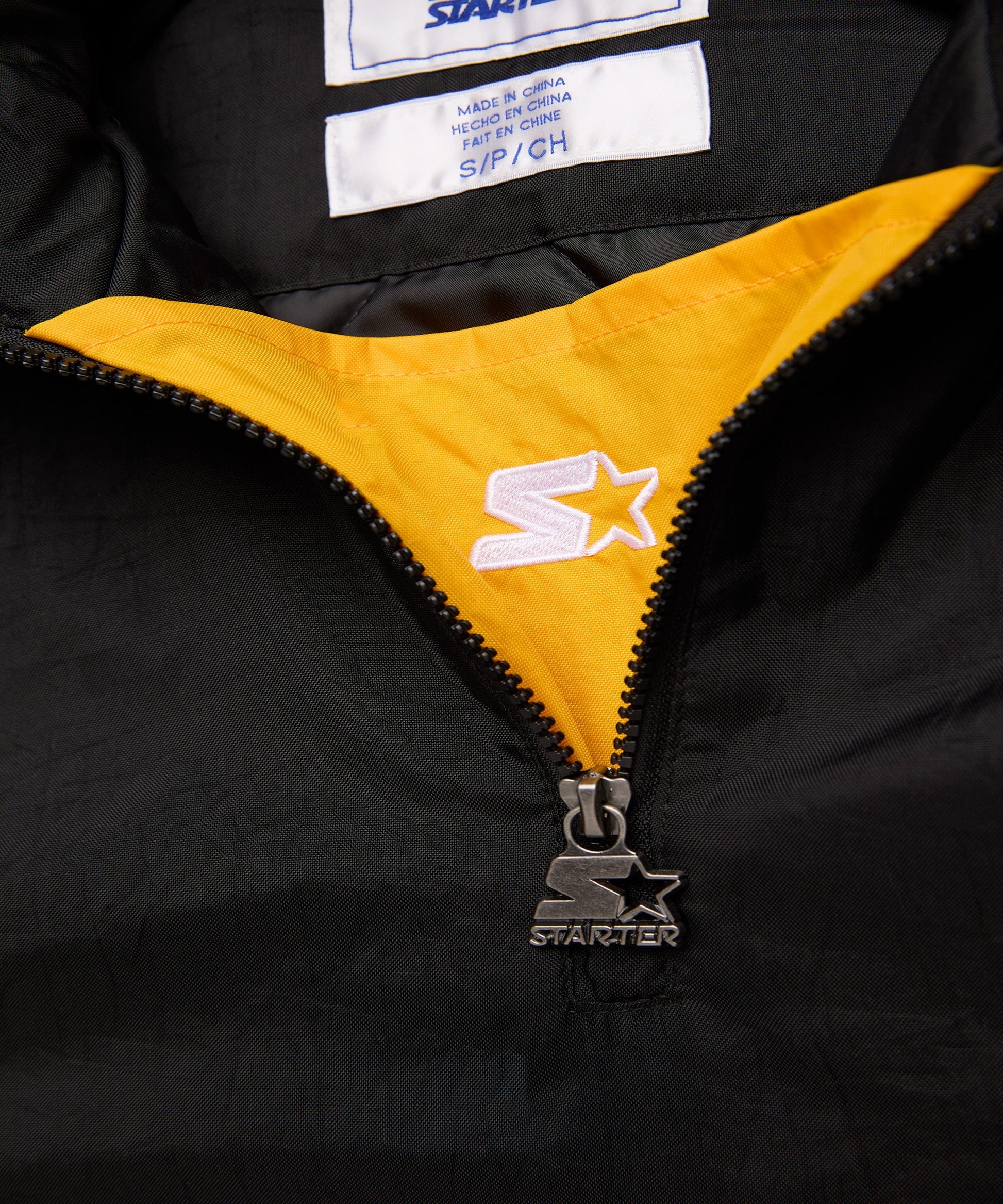HOMAGE x Starter Steelers Blackout Breakaway Pullover Jacket