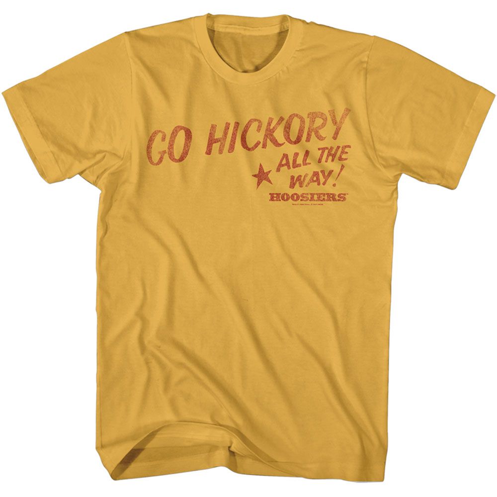 Hoosiers - Go Hickory - Short Sleeve - Adult - T-Shirt - clothing by TeeHivey.com