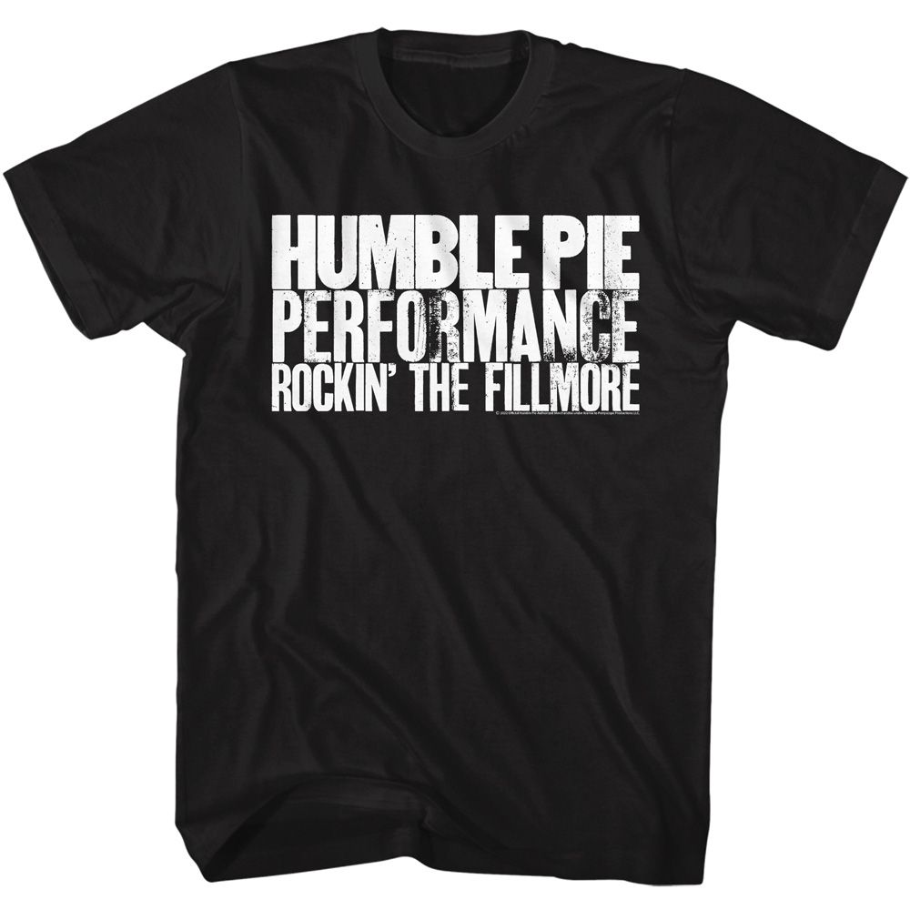 Humble Pie - Rockin The Filmore - Short Sleeve - Adult - T-Shirt - clothing by TeeHivey.com