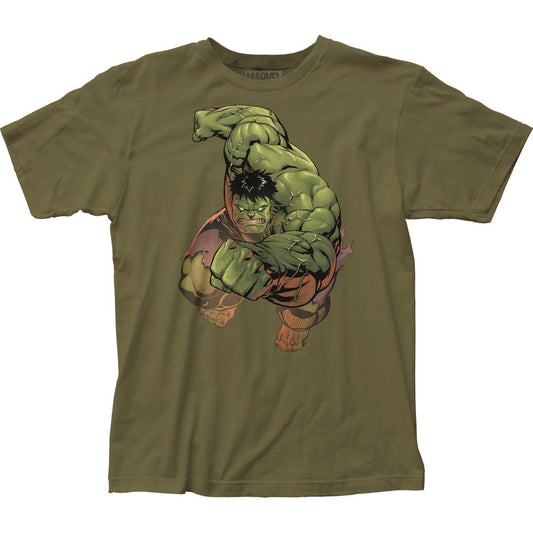 The Incredible Hulk Punch Officially Licensed Fitted Adult Unisex T-Shirt