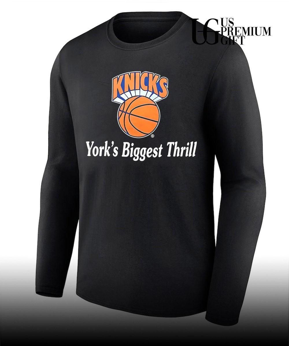 Hailey Bieber Knicks York’s Biggest Thrill logo shirt