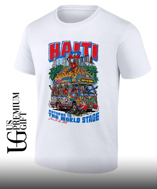 Haiti Soccer Les Grenadiers Coupe Du Monde Returns to the World Stage 2026 shirt