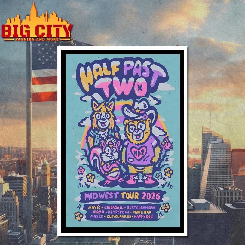 Half Past Two May 11 2026 Detroit MI Poster Shirt