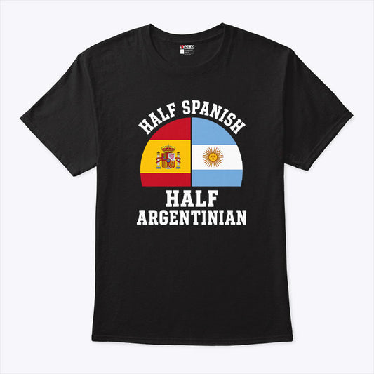 Half Spanish Half Argentina World Cup 2026 T Shirt