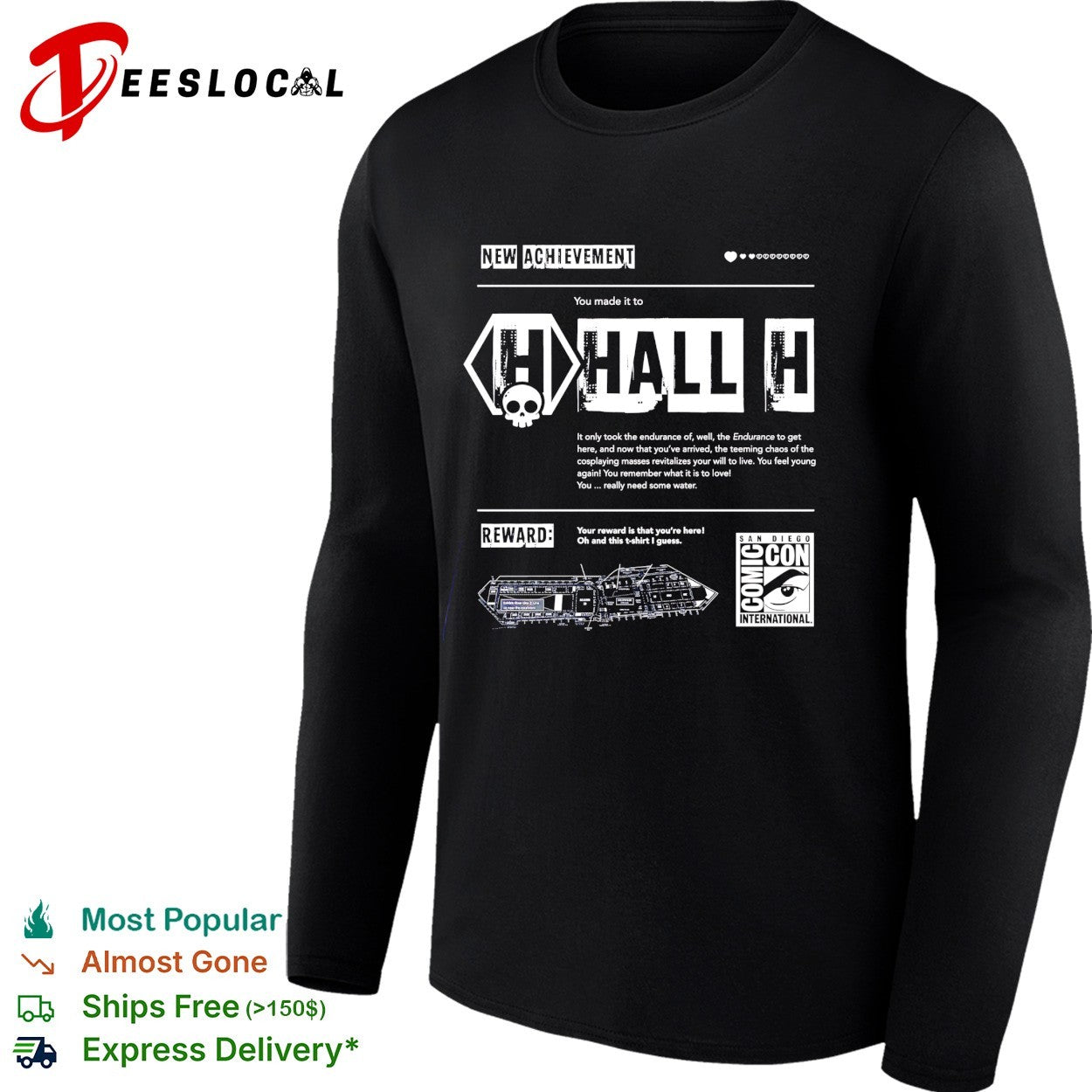 Hall H achievement San Diego Comic Con shirt