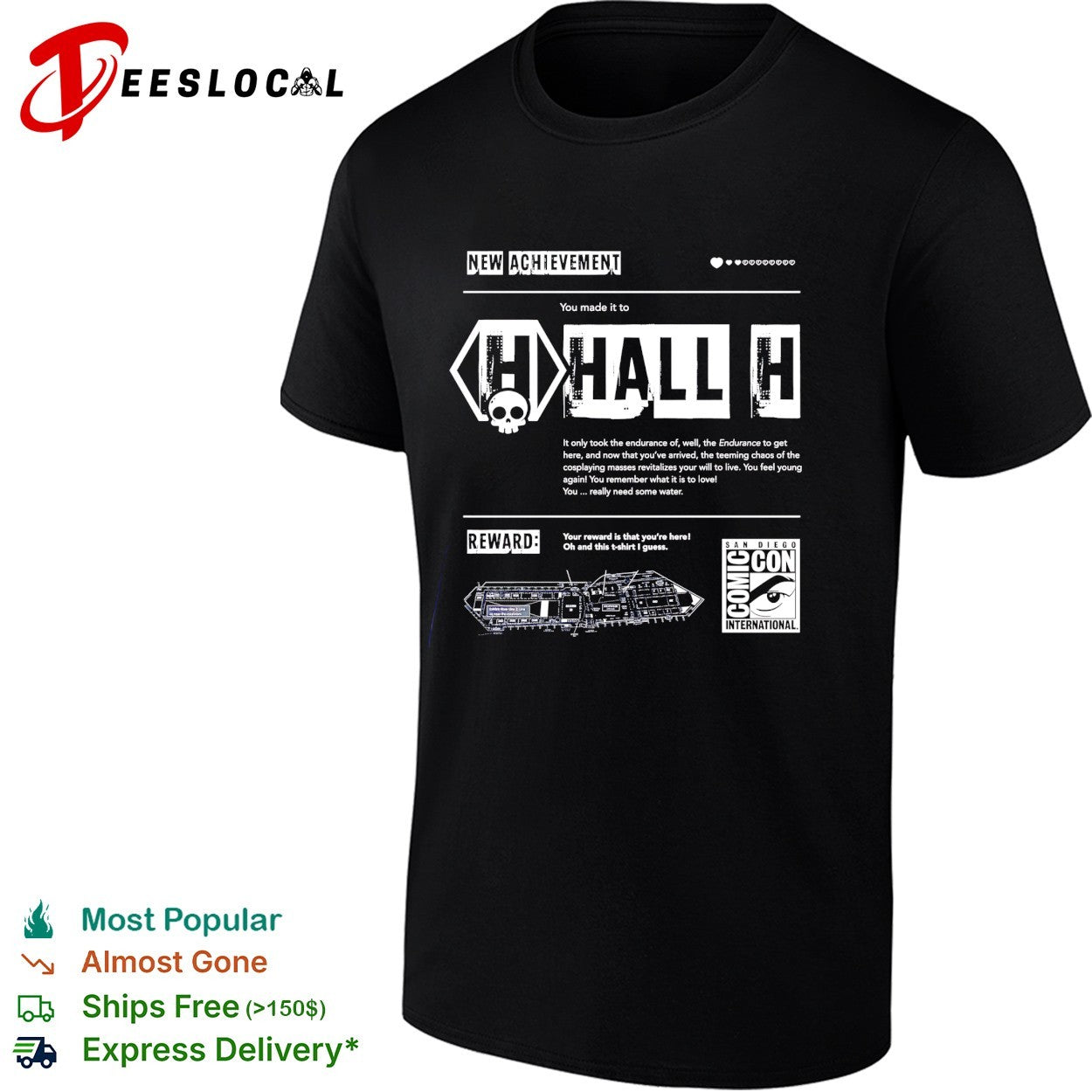 Hall H achievement San Diego Comic Con shirt