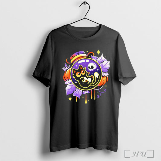Halloween Bottled Kitten T Shirt