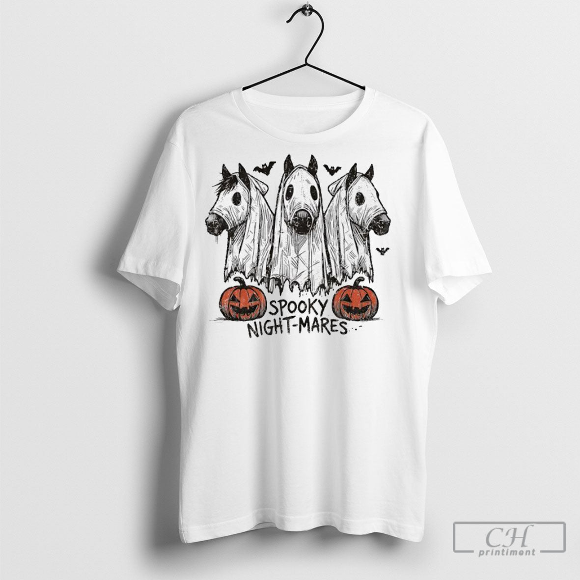Halloween Spooky Night Mares Horse Shirts
