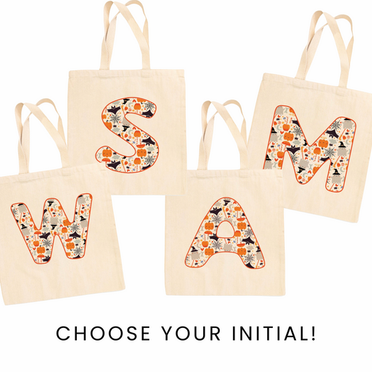Halloween Letter Tote Bag - clothing by TeeHivey.com (Image 1)