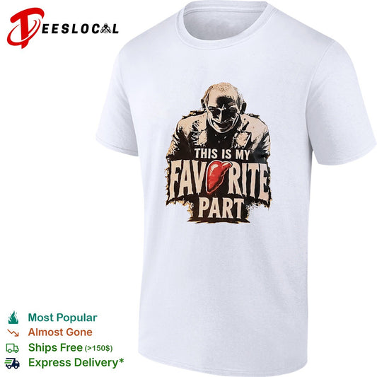Hannibal Lecter Silence of the Lambs This is my favorite part liver organ horror shirt