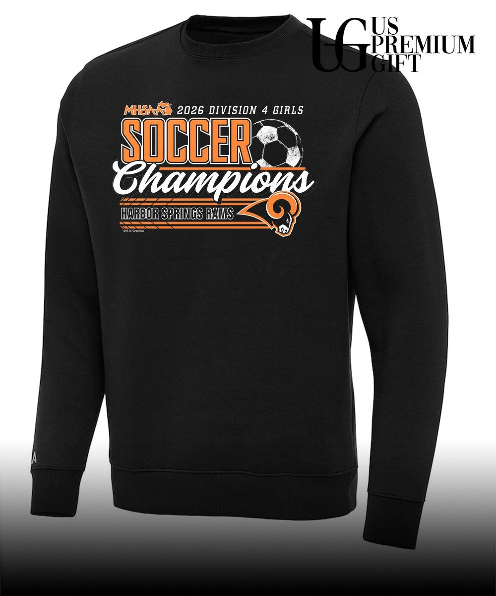 Harbor Springs Rams MHSAA Girls Soccer D4 Champions 2026 shirt