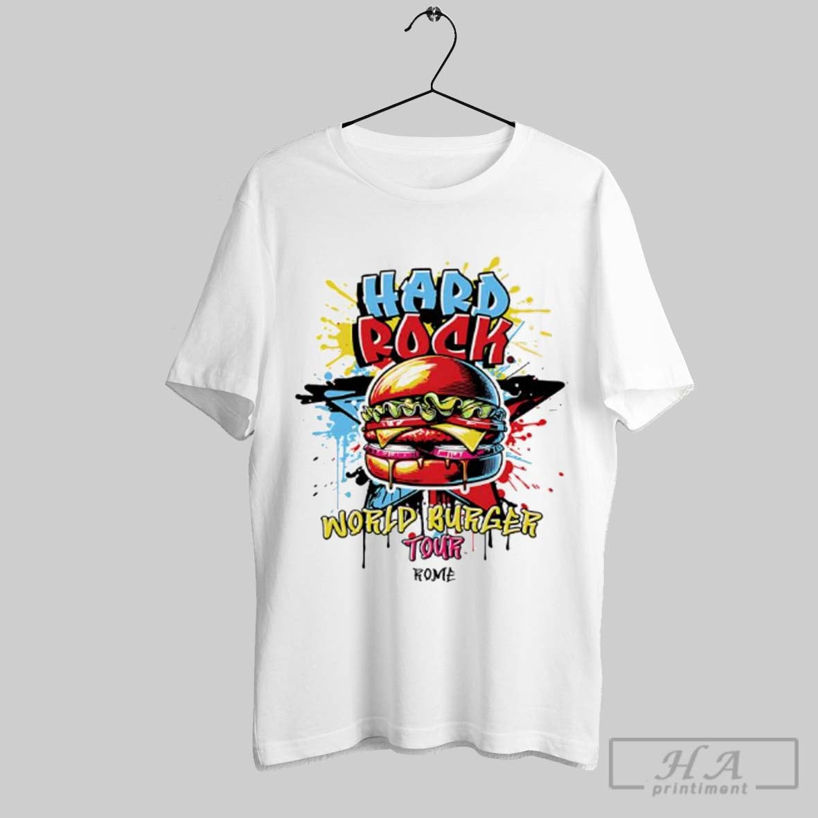 Hard Rock World Burger Tour - clothing by TeeHivey.com