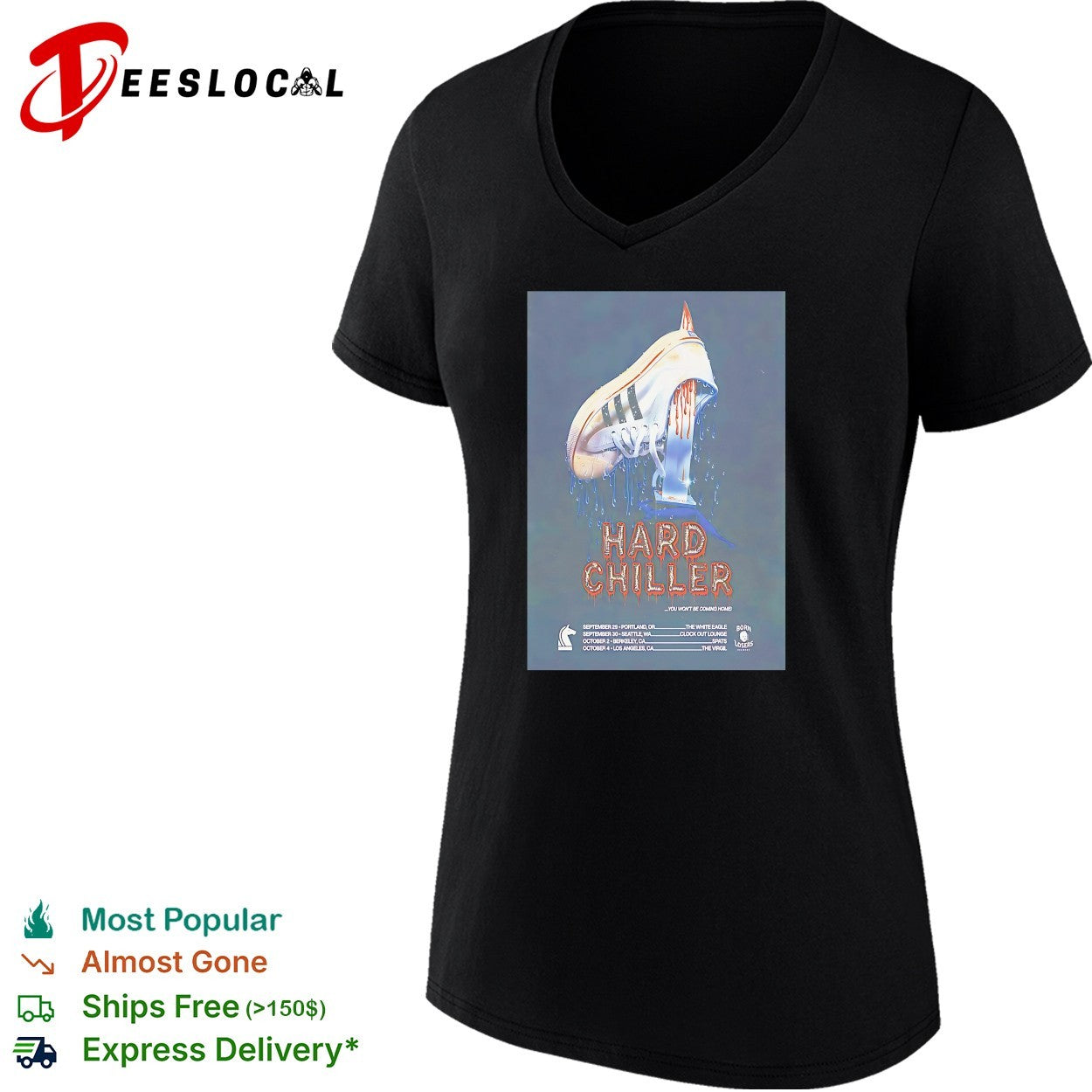 Hard chiller horror movie poster shirt
