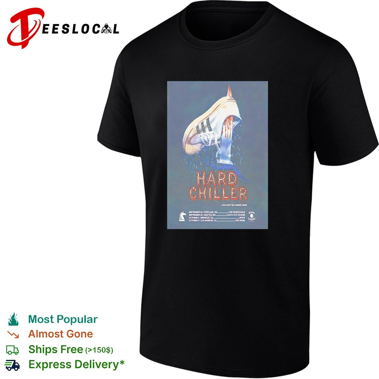 Hard chiller horror movie poster shirt