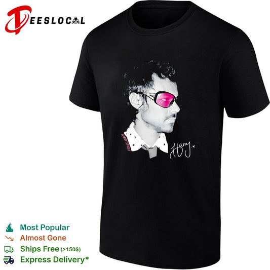 Harry sunglasses portrait signature shirt