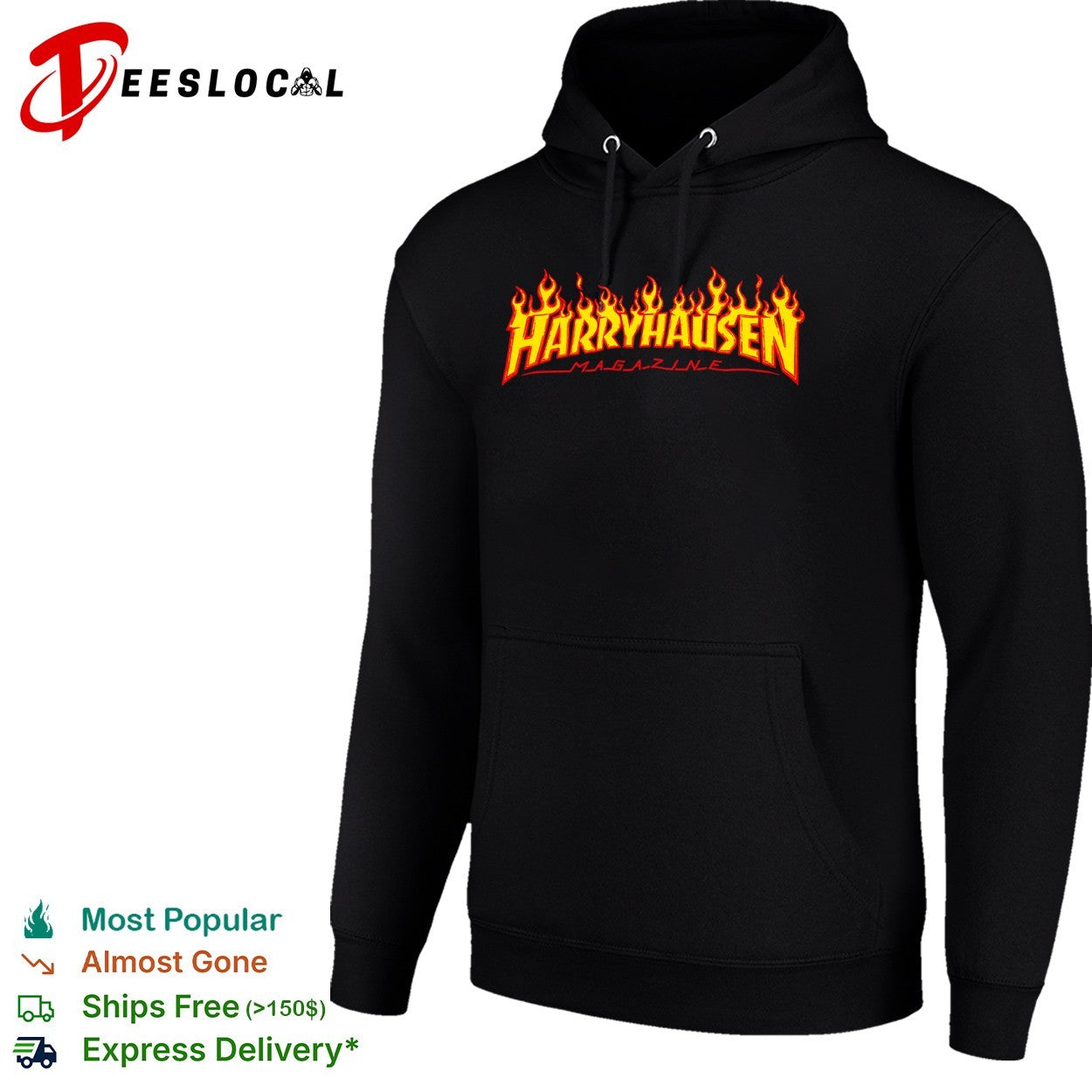 Harryhausen Magazine Fire shirt
