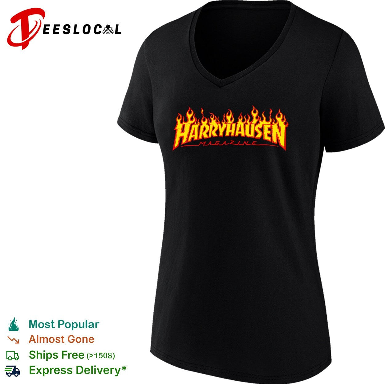 Harryhausen Magazine Fire shirt