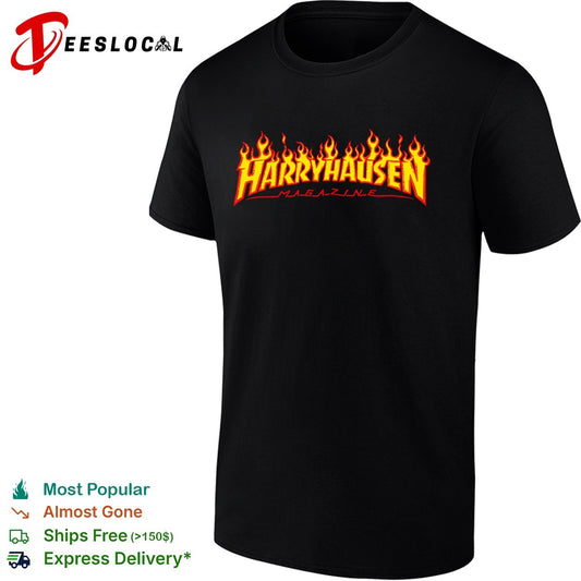 Harryhausen Magazine Fire shirt
