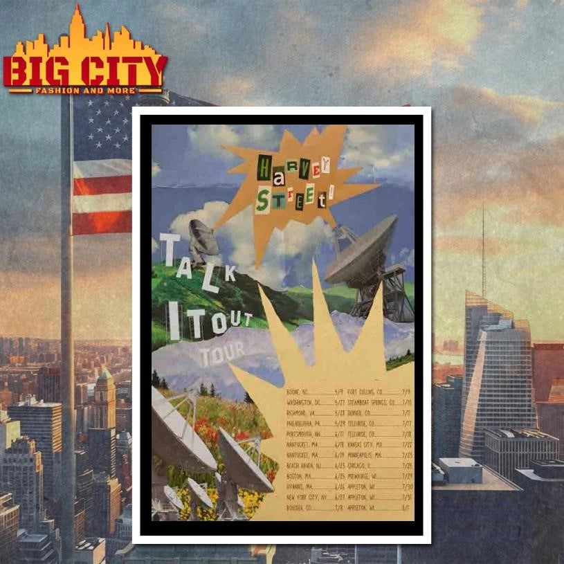 Harvey Street Talk I Tout Tour 2026 Poster Shirt