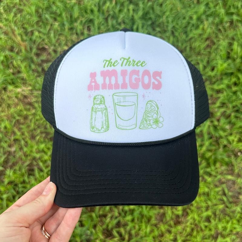 Hat - Three Amigos Foam Mesh Trucker Hat 'NLB'