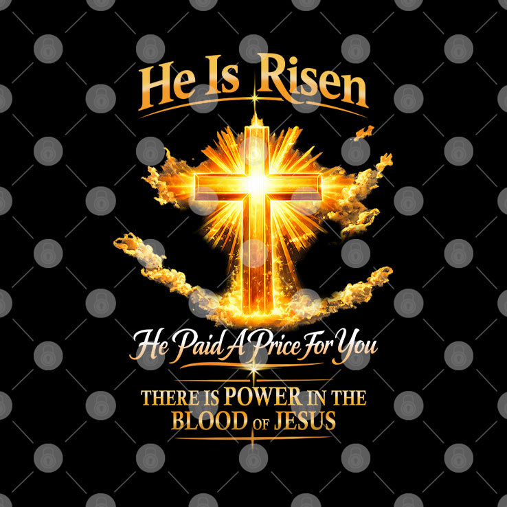 He Is Risen He Paid A Price For You Jesus T Shirt