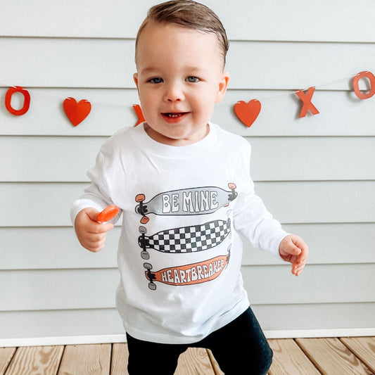 Be Mine Heartbreaker Skateboard (Kids) - clothing by TeeHivey.com (Image 1)