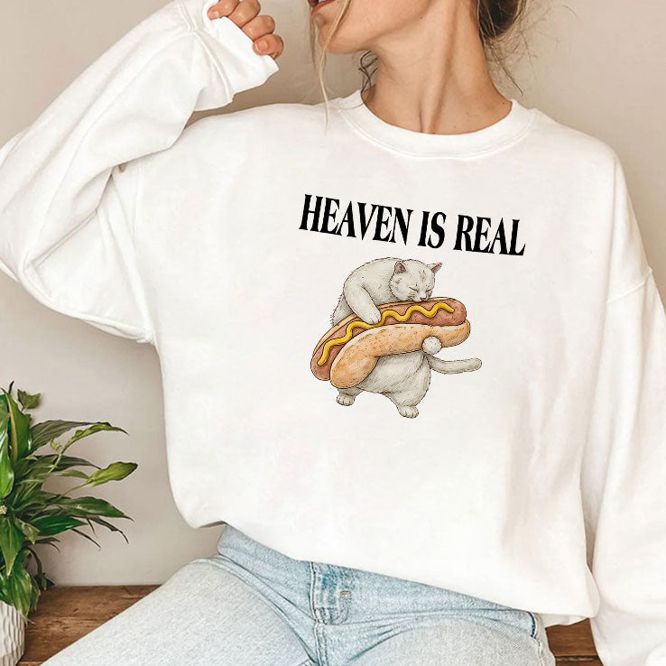 Heaven Is Real Hot Dog T Shirt