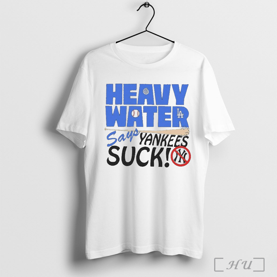 Heavy Water Los Angeles Dodgers Says New York Yankees Suck Mlb Baseball T Shirts - clothing by TeeHivey.com