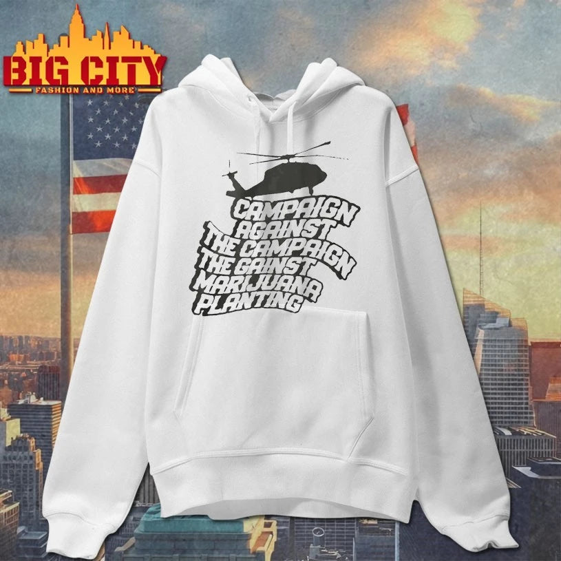 Helicopter Campaign Against The Campaign Against Marijuana Planting T-shirt