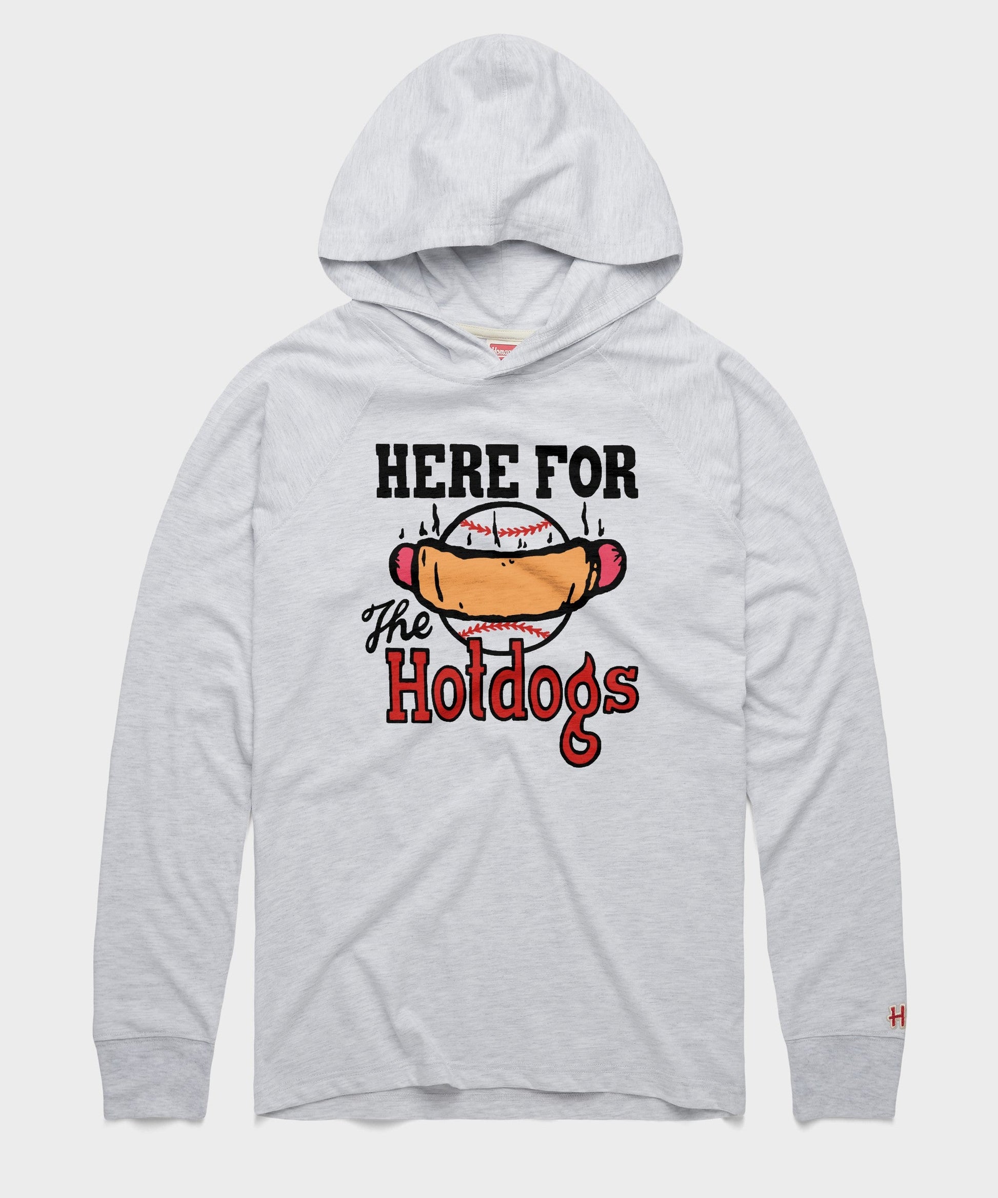 Here For The Hotdogs Lightweight Hoodie
