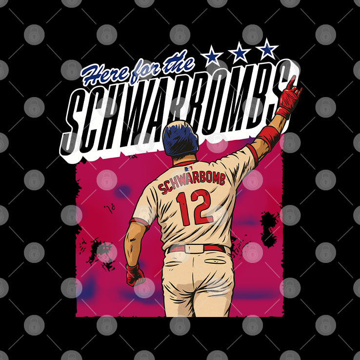 Here For The Schwarbomb Kyle Schwarber T Shirt