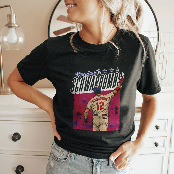 Here For The Schwarbomb Kyle Schwarber T Shirt