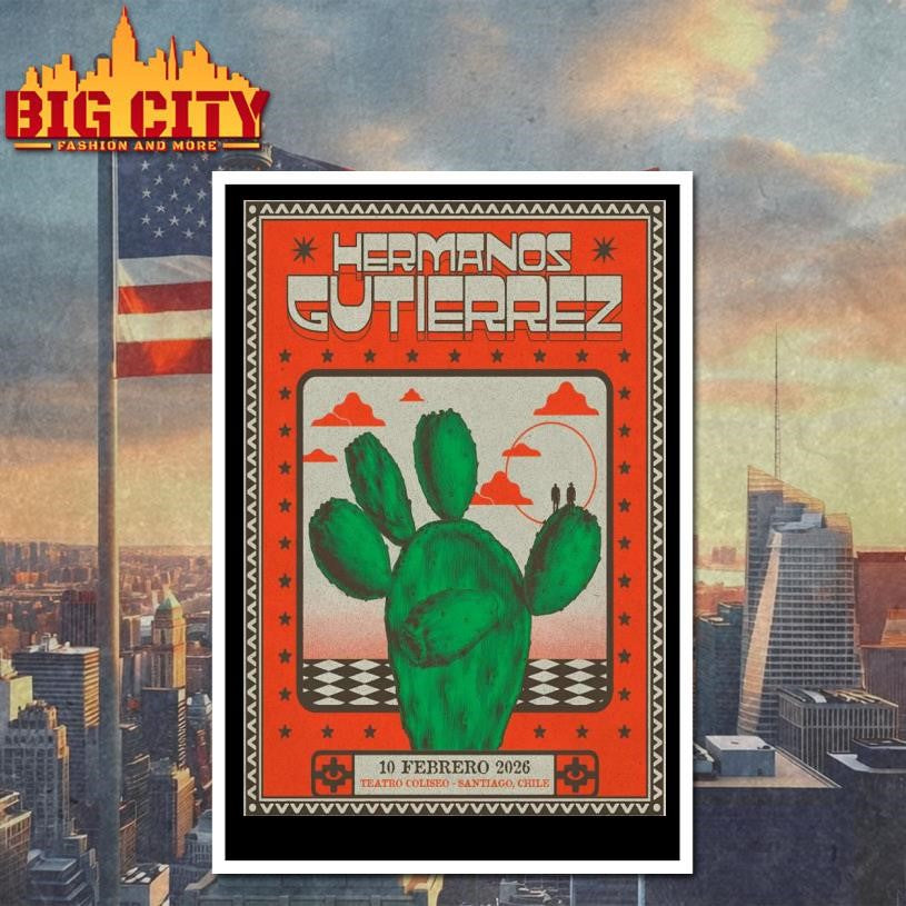 Hermanos Gutiérrez Santiago Chile 2-10-2026 Poster Shirt