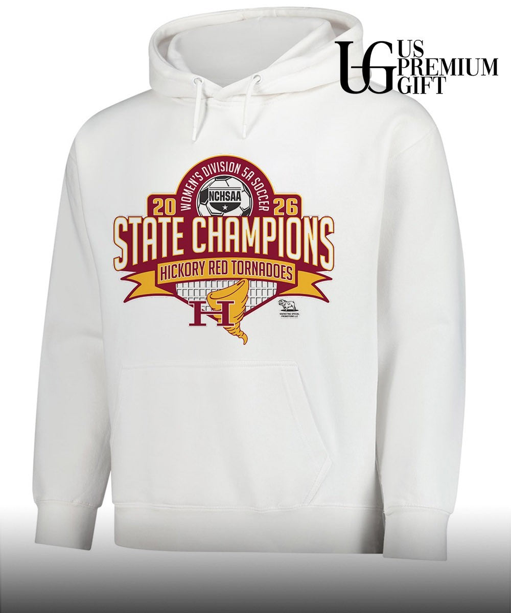Hickory Red Tornadoes NCHSAA Women’s 5A Soccer State Champions 2026 shirt
