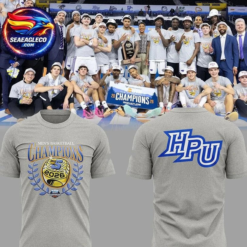 High Point Panthers 2026 Big South Tournament Champions Two Sided Shirt