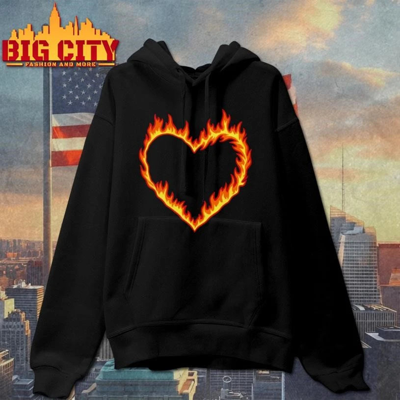 High Potential Morgan Croft Ring Of Fire Heart Shirt