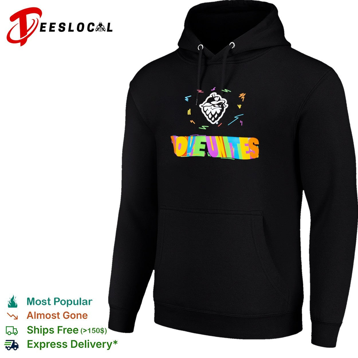Hillsborough Beer Love Unites Logo Pride shirt