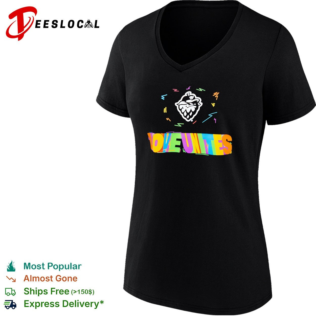 Hillsborough Beer Love Unites Logo Pride shirt