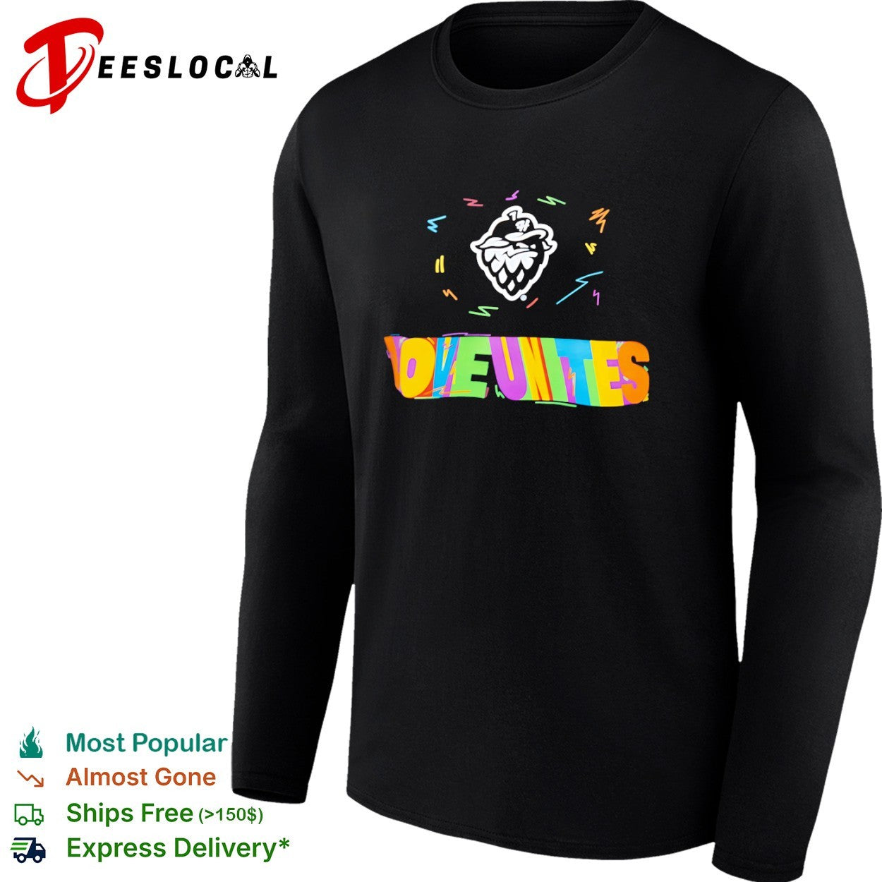 Hillsborough Beer Love Unites Logo Pride shirt