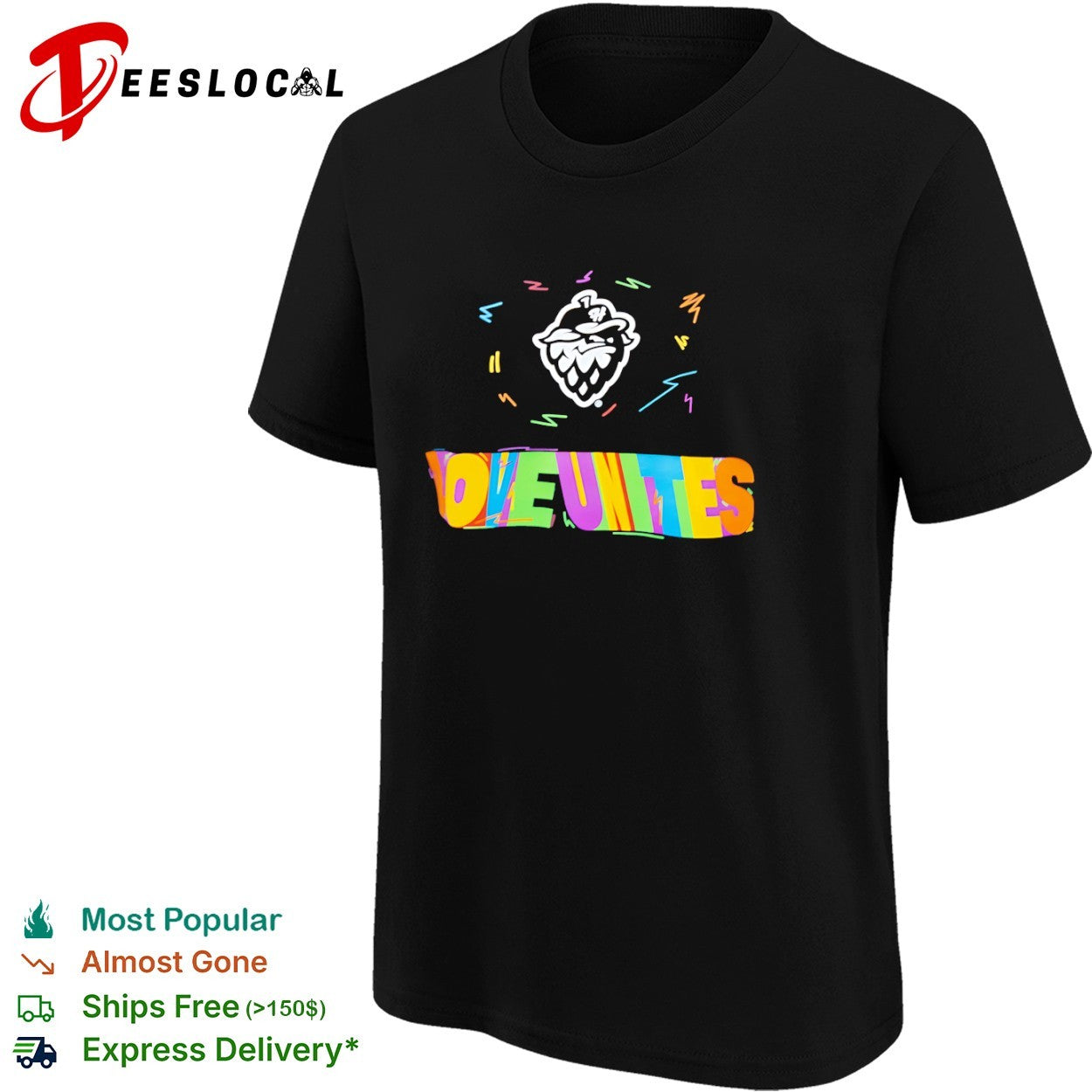 Hillsborough Beer Love Unites Logo Pride shirt