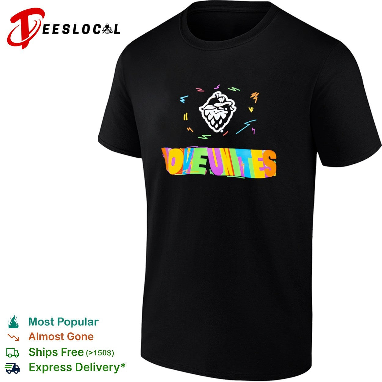 Hillsborough Beer Love Unites Logo Pride shirt