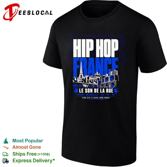Hip hop France Le son de la rue Eiffel Tower shirt