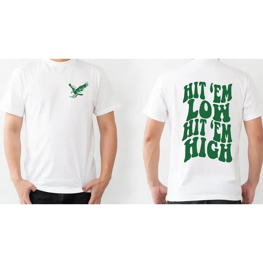 Hit 'Em Low Hit 'Em High Sweatshirt, Road to Victory Sweatshirt, Philly Sweatshirt, Philadelphia Shirt, Game Day Shirt, Shirt
