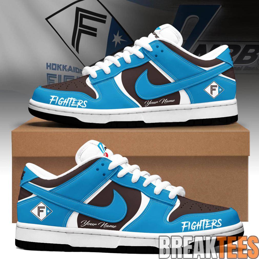 Hokkaido Nippon-Ham Fighters Custom Dunk Low Sneakers