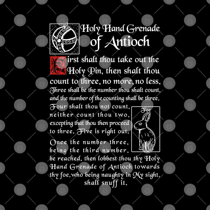 Holy Hand Grenade Of Antioch T Shirt