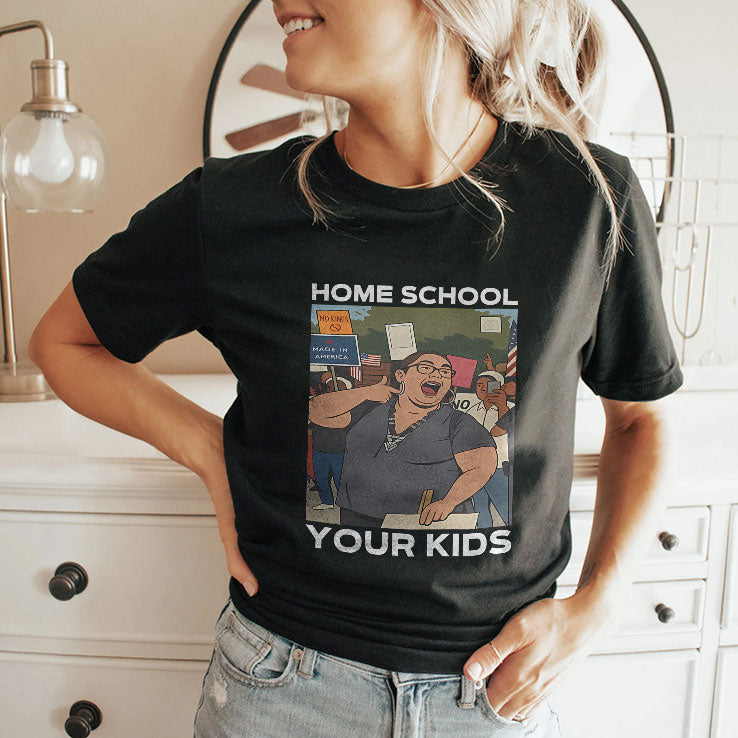 Home School Your Kids Lucy Martinez No Kings Protest T Shirt