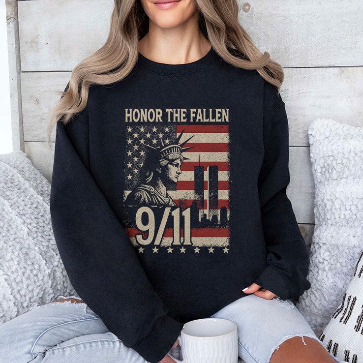 Honor The Fallen September 11 American Flag T Shirt